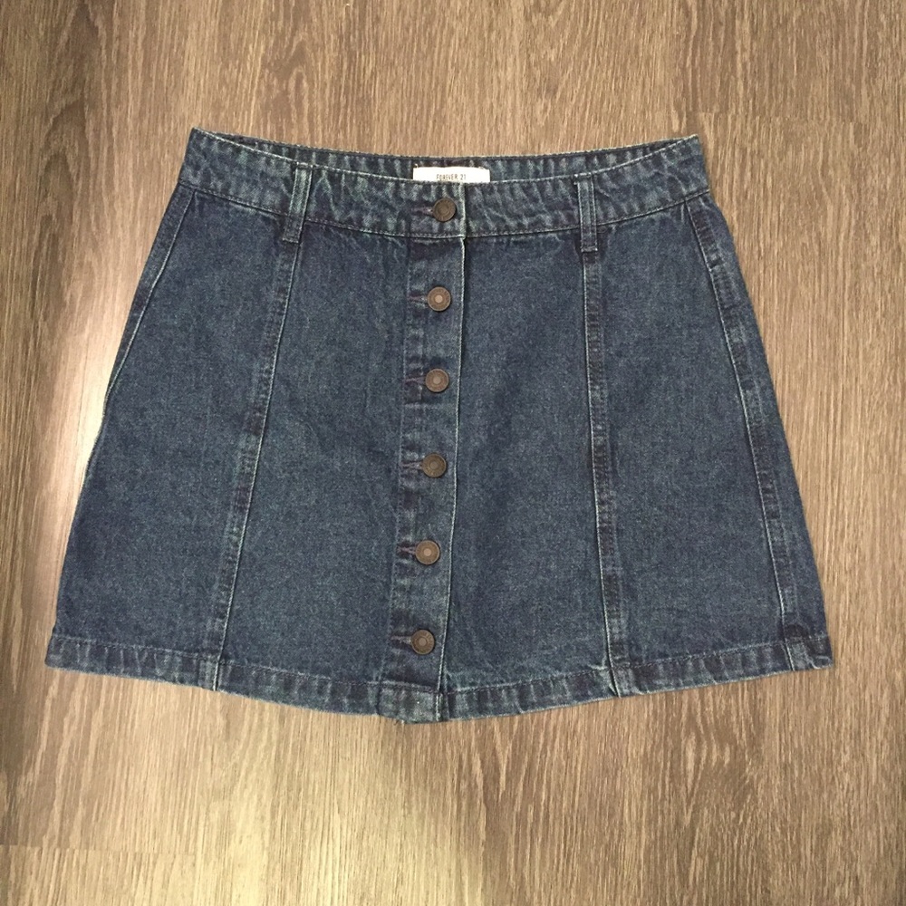 Forever 21 Jean Skirt